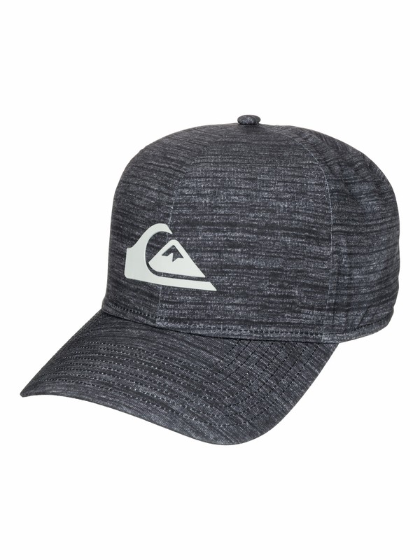 AG47 M & W Bonded Amphibian AQYHA03290 0 AG47 M & W Bonded Amphibian - Curved Brim Stretch-Fit Cap AQYHA03290 Quiksilver