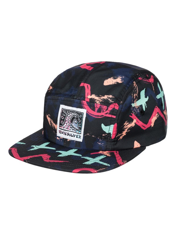 Scripto AQYHA03296 0 Scripto - 5-Panel Camper Hat AQYHA03296 Quiksilver