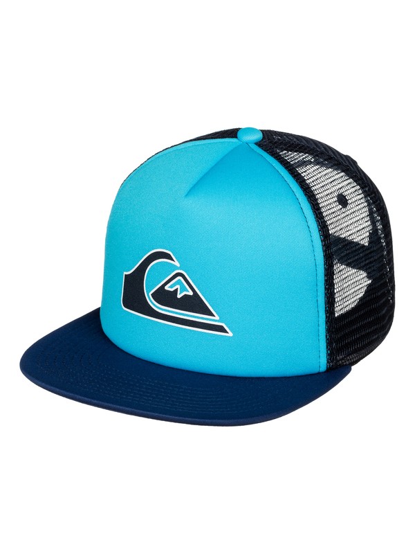 quiksilver, Snapper - Cappellino Trucker, HAWAIIAN OCEAN (bmj0) 0 Snapper - Cappellino Trucker AQYHA03396 Quiksilver