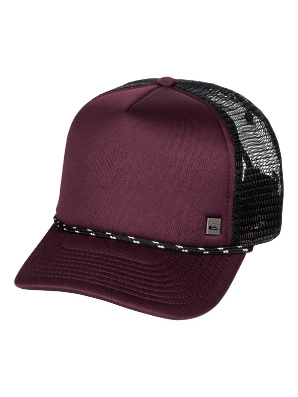 quiksilver, Top Shelf - Trucker Cap, POMEGRANATE (rzg0) 0 Top Shelf - Trucker Cap AQYHA03510 Quiksilver
