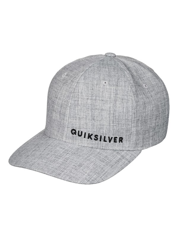 quiksilver, Sideliner - Casquette flexfit, ATHLETIC HEATHER (sgrh) 0 Sideliner - Casquette flexfit Gris AQYHA03516 Quiksilver