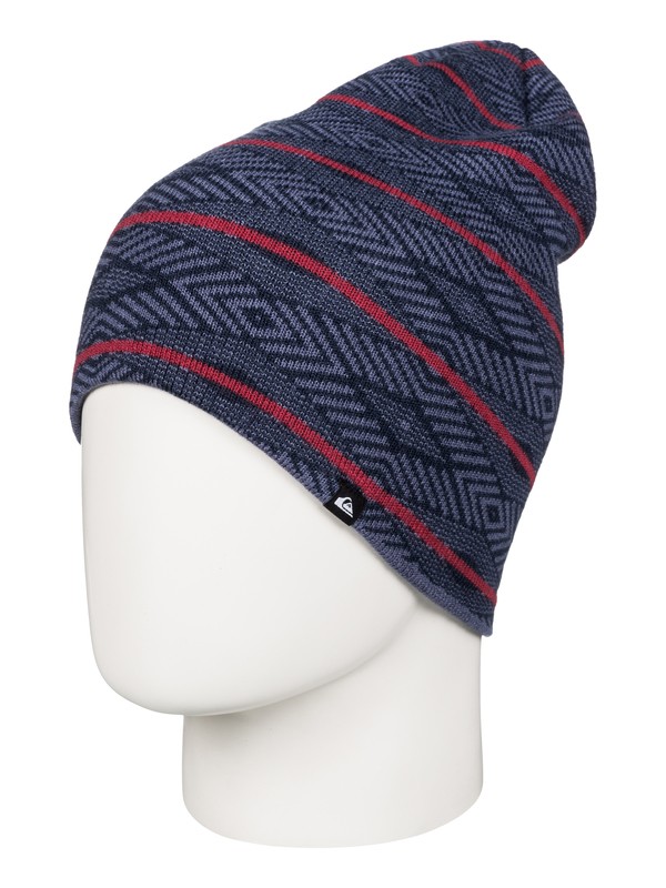 quiksilver, Checkstripe - Bonnet, NAVY BLAZER (byj0) 0 Checkstripe - Bonnet AQYHA03559 Quiksilver