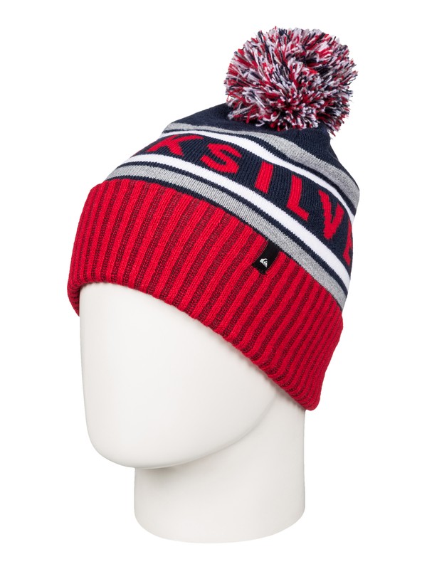 quiksilver, Spillage - Bobble Hat, NAVY BLAZER (byj0) 0 Spillage - Bobble Hat AQYHA03562 Quiksilver