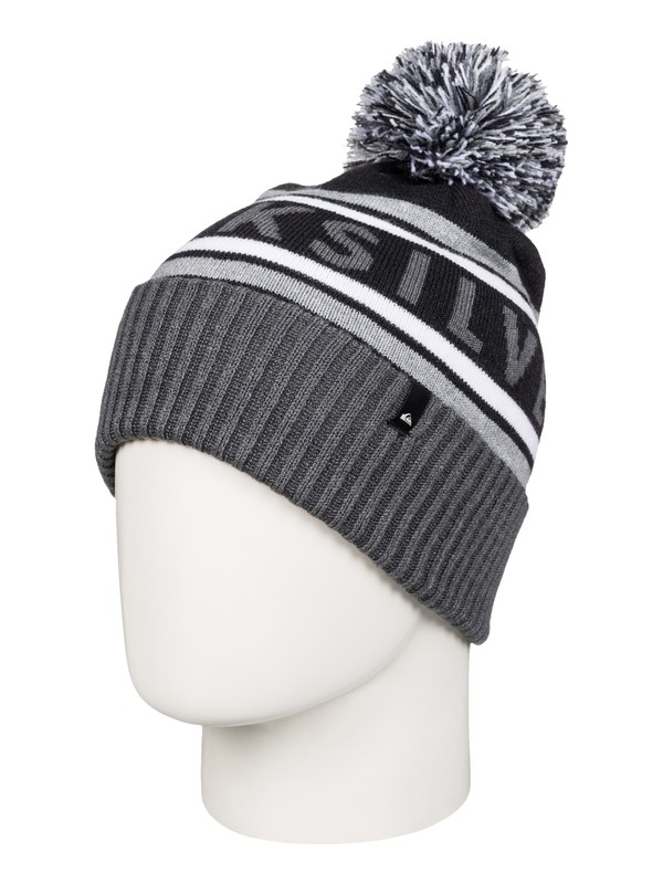 quiksilver, Spillage - Bonnet à pompon, BLACK (kvj0) 0 Spillage - Bonnet à pompon Noir AQYHA03562 Quiksilver