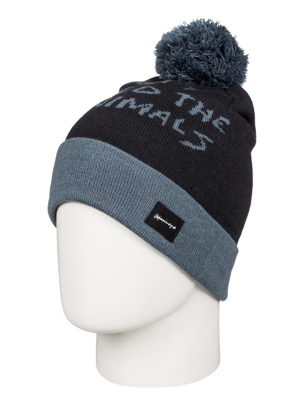 quiksilver, Animals - Bommelmütze, BLACK (kvj0) 0 Animals - Bommelmütze AQYHA03567 Quiksilver