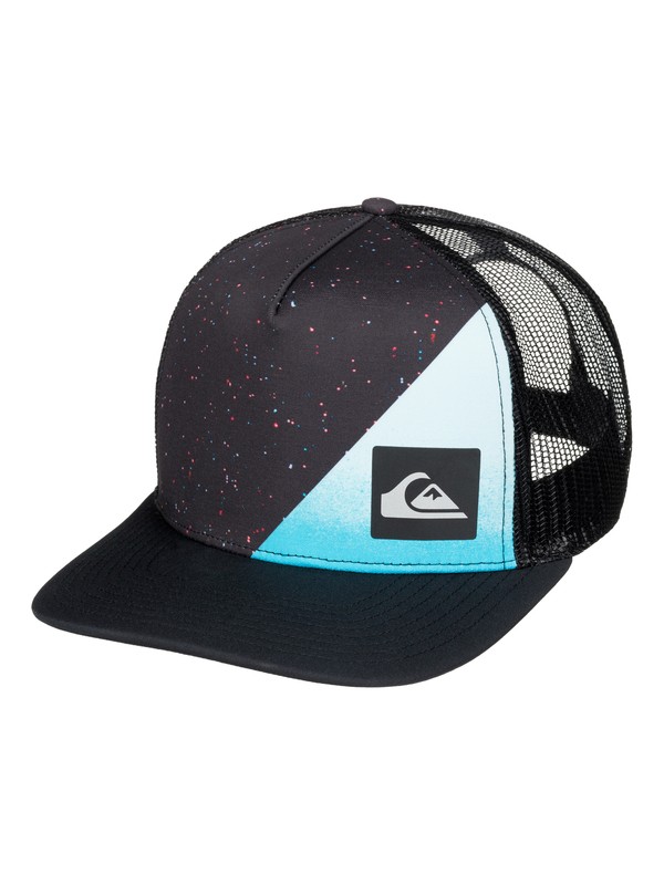 quiksilver, New Wave Comp - Trucker Cap, BLACK (kvj0) 0 New Wave Comp - Trucker Cap AQYHA03580 Quiksilver