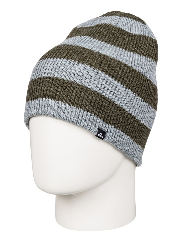 quiksilver, Gripstin Beanie, FOREST NIGHT (csn0) 0 Gripstin Beanie Brown AQYHA03647 Quiksilver