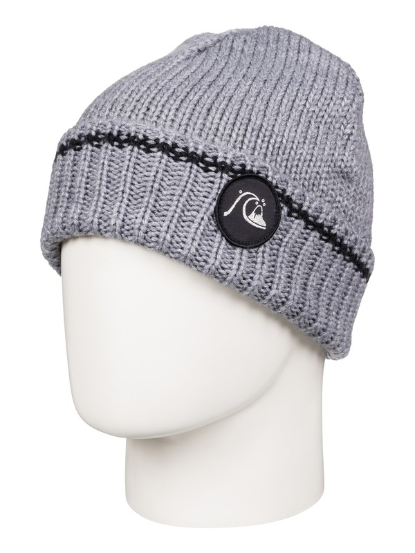 quiksilver, Gel Stop Beanie, MEDIUM GREY HEATHER (kpwh) 0 Gel Stop Beanie AQYHA03649 Quiksilver