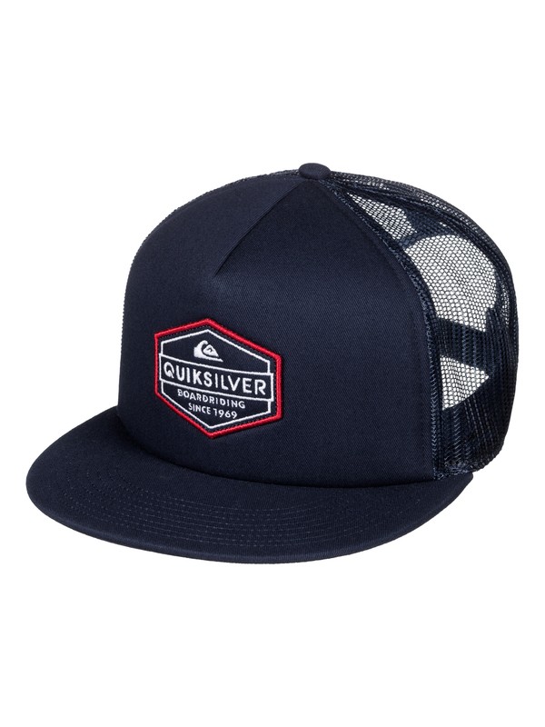 quiksilver, Marbleson - Trucker Cap, NAVY BLAZER (byj0) 0 Marbleson - Trucker Cap AQYHA03684 Quiksilver