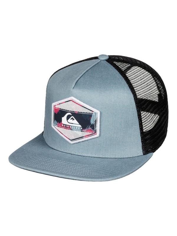 quiksilver, Morsen - Trucker Cap, STONE BLUE (bhy0) 0 Morsen - Trucker Cap AQYHA03685 Quiksilver