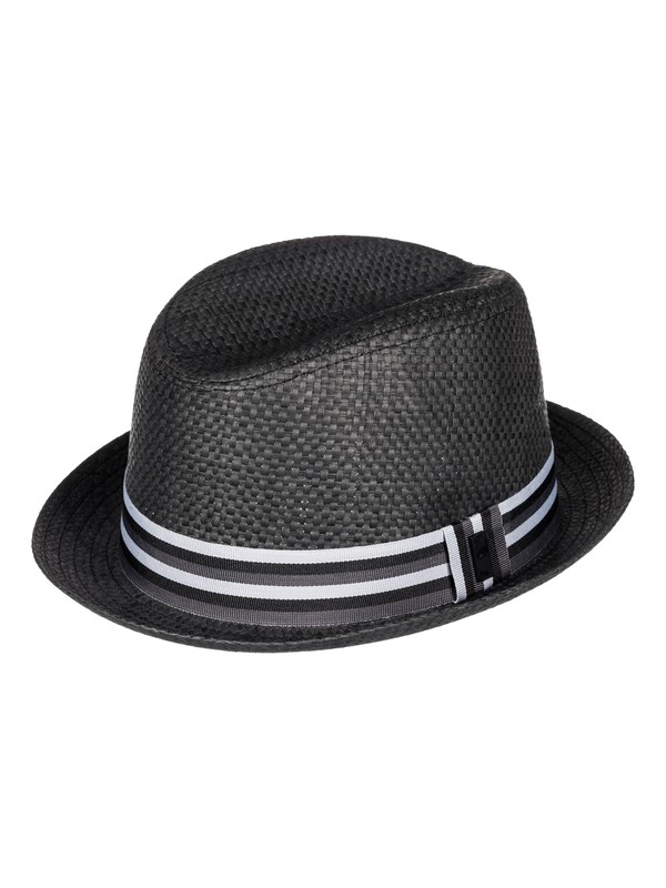 quiksilver, Harsony - Fedora Hat, BLACK (kvj0) 0 Harsony - Fedora Hat Black AQYHA03696 Quiksilver