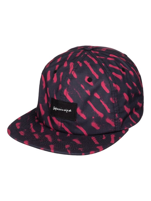 quiksilver, Nighty Snapback Hat, OLDY BLACK (kvaw) 0 Nighty Snapback Hat Black AQYHA03709 Quiksilver