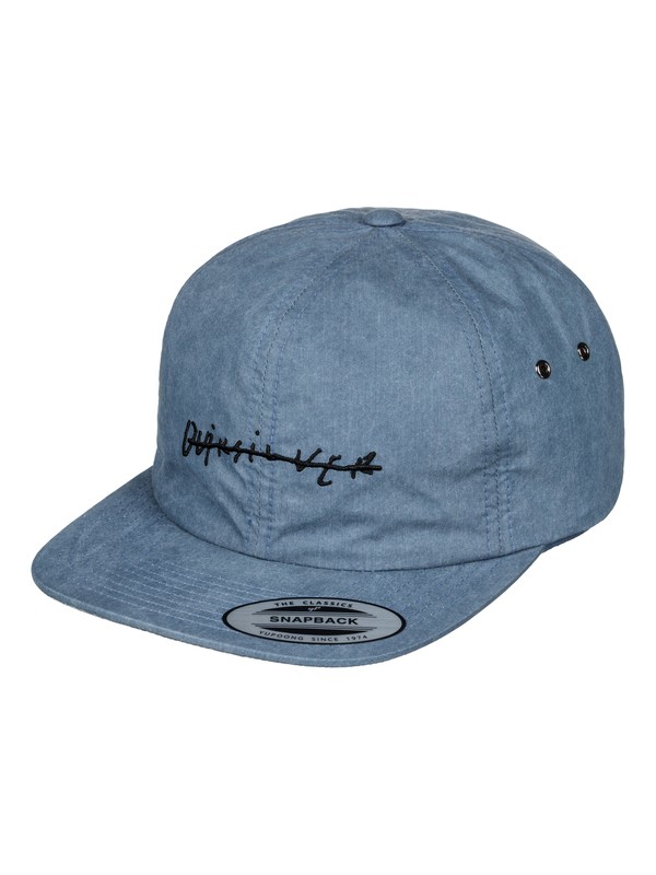 quiksilver, Gramatic Snapback Hat, STONE BLUE (bhy0) 0 Gramatic Snapback Hat AQYHA03729 Quiksilver