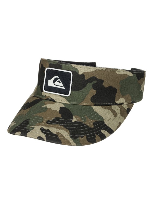 quiksilver, Bradley Visor, CAMO (gra0) 0 Bradley Visor Green AQYHA03733 Quiksilver