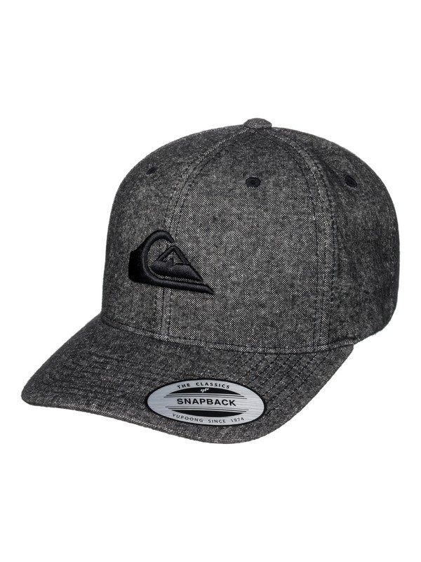quiksilver, Decades Plus - Casquette snapback, ANTHRACITE (kvj0) 0 Decades Plus - Casquette snapback Noir AQYHA03838 Quiksilver