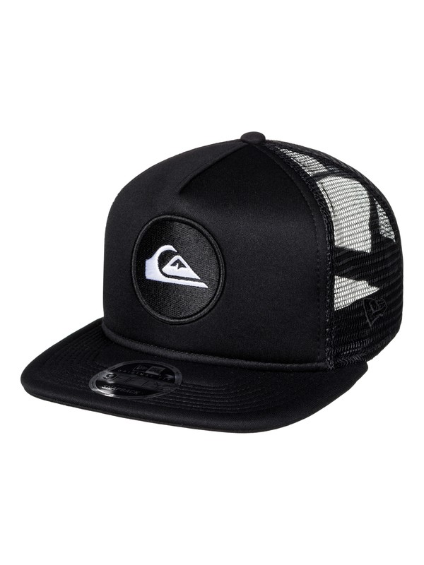 quiksilver, Con Trucker Hat, BLACK (kvj0) 0 Con Trucker Hat Black AQYHA03855 Quiksilver