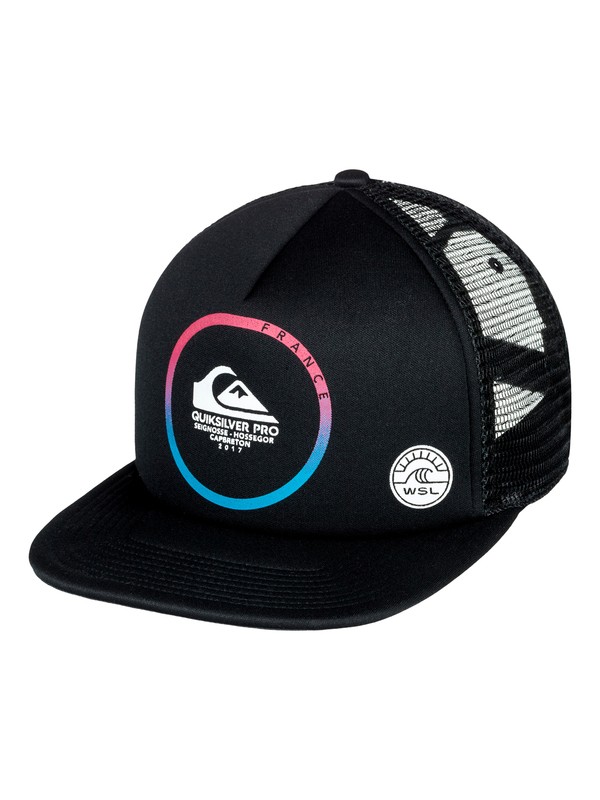 quiksilver, Quik Pro France 2017 - Cappellino Trucker, BLACK (kvj0) 0 Quik Pro France 2017 - Cappellino Trucker AQYHA03918 Quiksilver