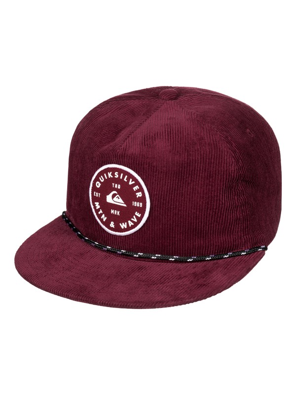 quiksilver, Men's Pounding Snapback Hat, APPLE BUTTER (cph0) 0 Men's Pounding Snapback Hat Brown AQYHA03948 Quiksilver