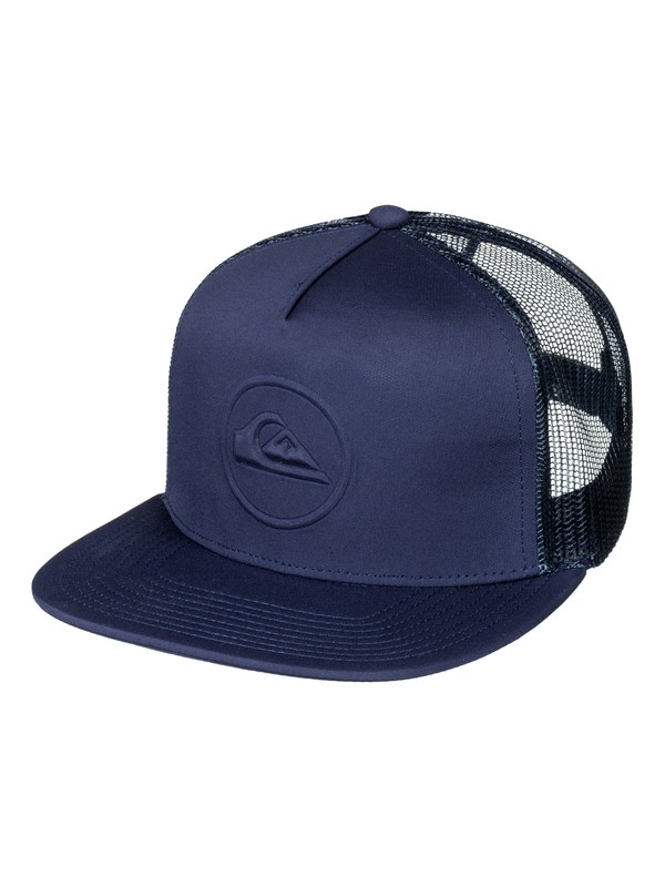 quiksilver, Men's No Pressure Trucker Hat, NAVY BLAZER (byj0) 0 Men's No Pressure Trucker Hat AQYHA03962 Quiksilver
