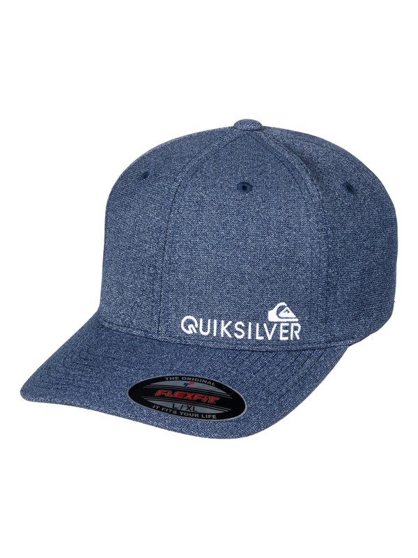 quiksilver, Sidestay - Casquette 5 panel, NAVY BLAZER HEATHER (byjh) 0 Sidestay - Casquette 5 panel Bleu AQYHA03985 Quiksilver