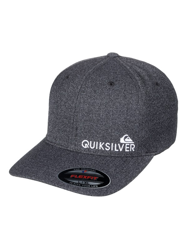 quiksilver, Sidestay - Flexfit Cap, BLACK HEATHER (krph) 0 Sidestay - Flexfit Cap Black AQYHA03985 Quiksilver