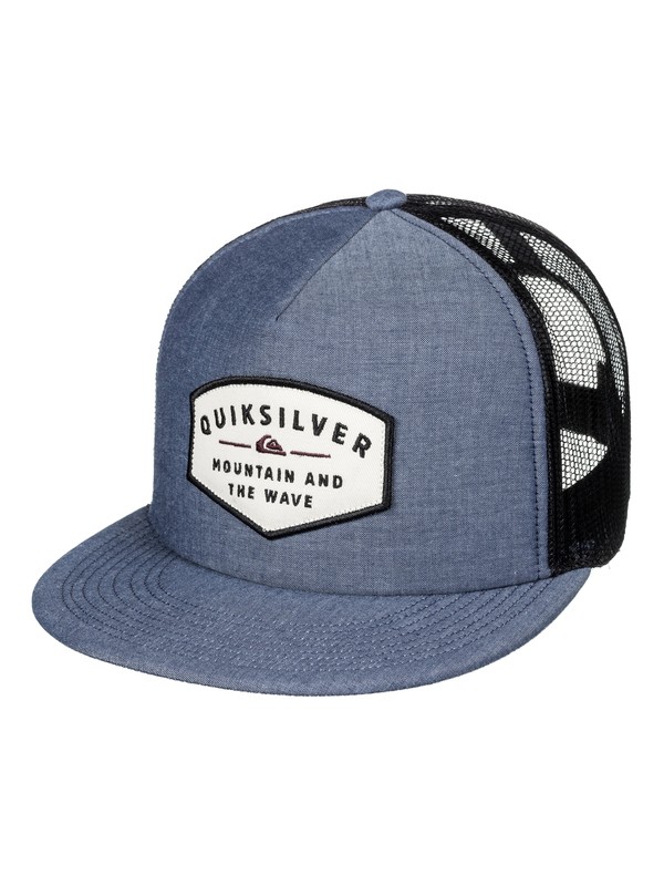 quiksilver, Sass Master - Trucker Cap, VINTAGE INDIGO (byl0) 0 Sass Master - Trucker Cap Blue AQYHA03995 Quiksilver