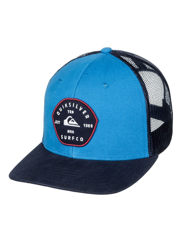 quiksilver, Blocked Out - Gorra Trucker, BRIGHT COBALT (bpc0) 0 Blocked Out - Gorra Trucker Azul AQYHA03998 Quiksilver