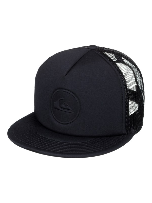 quiksilver, Pressure Snap - Trucker Cap, BLACK (kvj0) 0 Pressure Snap - Trucker Cap Black AQYHA04034 Quiksilver