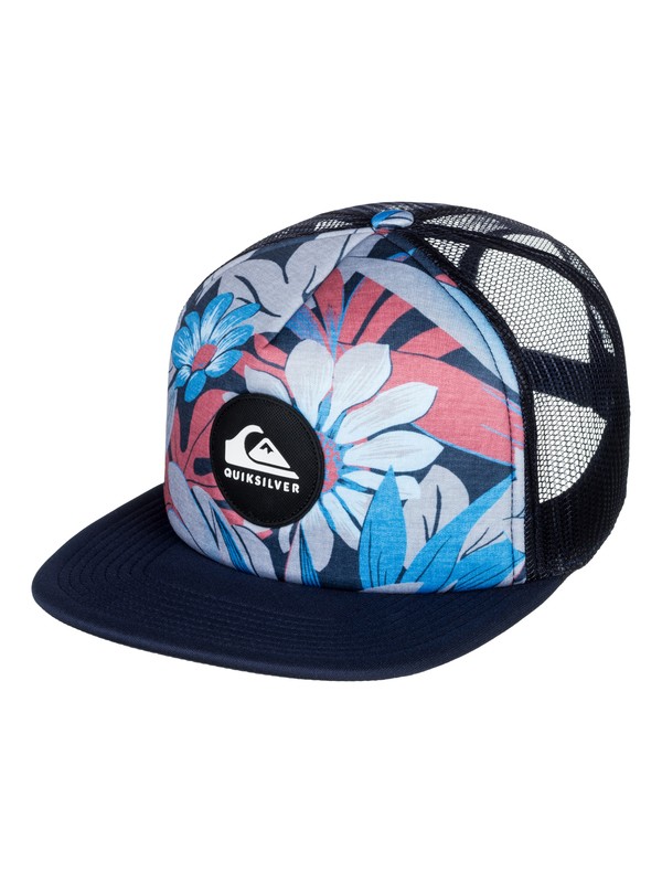 quiksilver, Faded Out - Trucker Hat, NAVY BLAZER (byj0) 0 Faded Out - Trucker Hat Blue AQYHA04070 Quiksilver