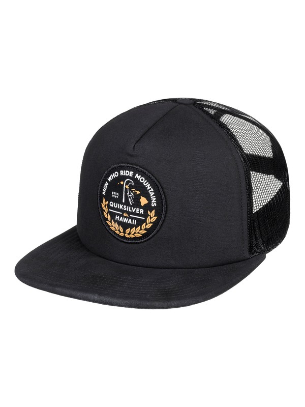 quiksilver, MWRM - Trucker Cap - Casquette trucker, BLACK (kvj0) 0 MWRM - Trucker Cap - Casquette trucker Noir AQYHA04116 Quiksilver