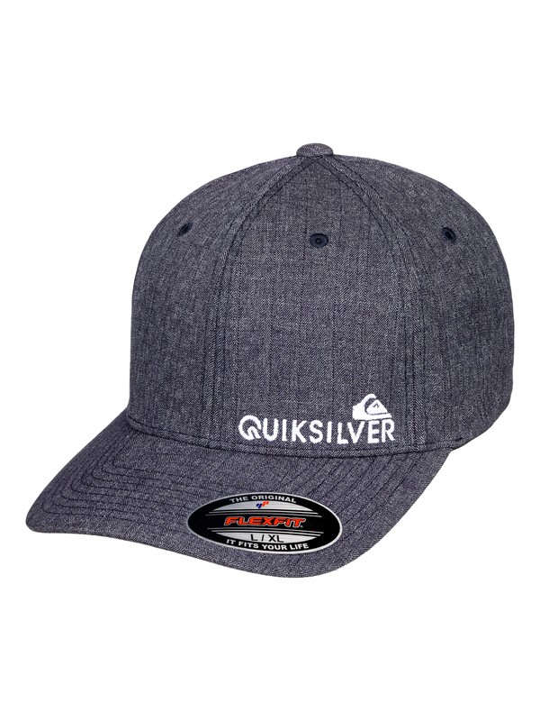 quiksilver, Sidestay - Flexfit Cap, NAVY BLAZER HEATHER (byjh) 0 Sidestay - Flexfit Cap Blau AQYHA04121 Quiksilver