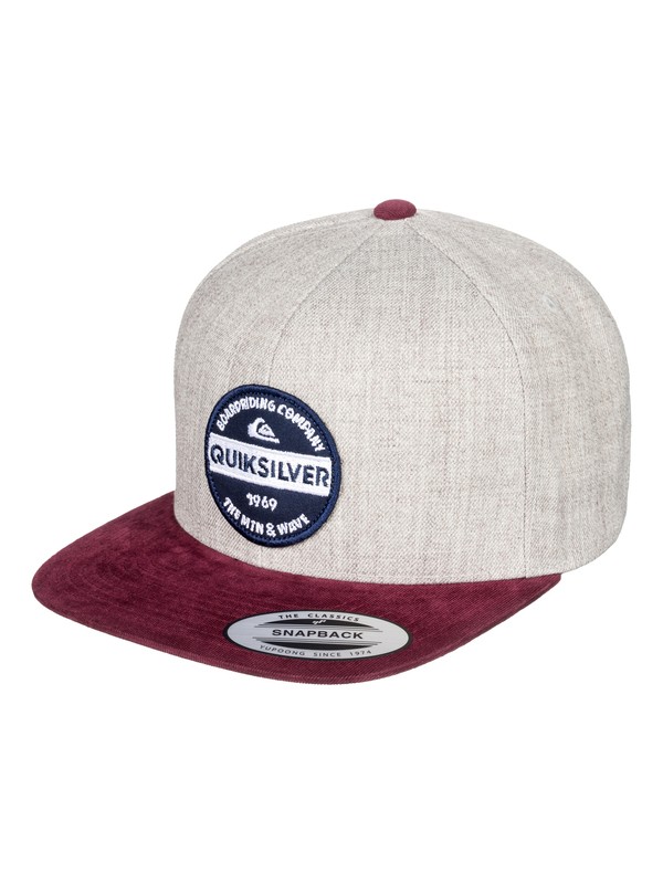 quiksilver, Firm Chowder - Gorra ajustable, MEDIUM GREY HEATHER (kpvh) 0 Firm Chowder - Gorra ajustable Negro AQYHA04168 Quiksilver
