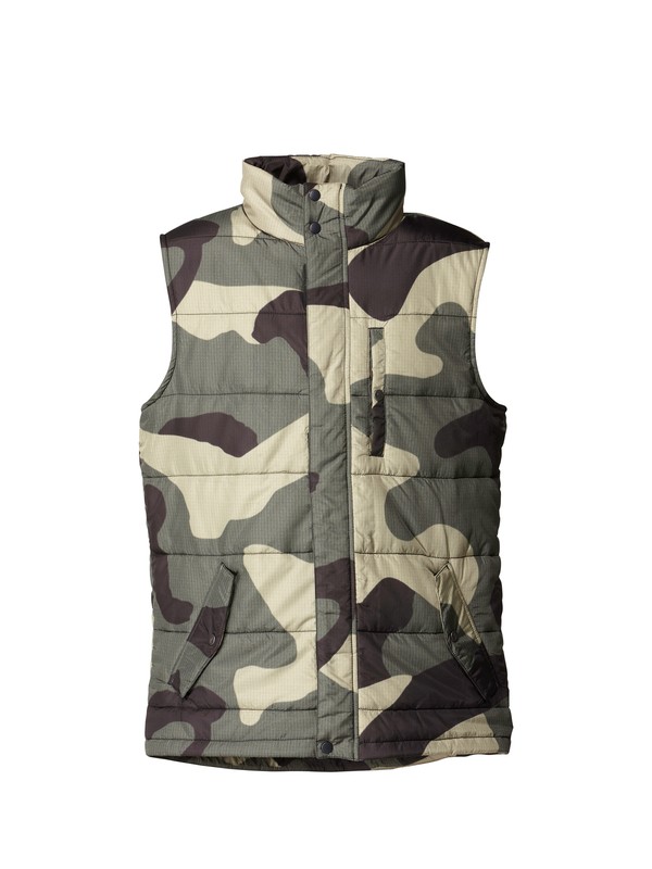 quiksilver, Kettle Vest, MACROFLAGUE (gza1) 0 Kettle Vest AQYJK00023 Quiksilver