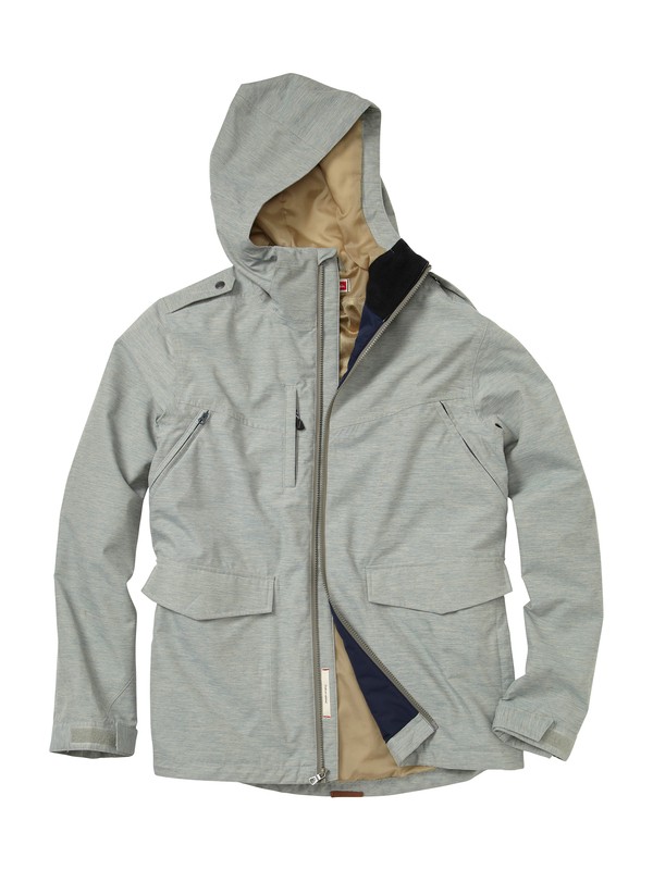 quiksilver, Orange Sunshine Jacket, BLUE MELANGE (slkh) 0 Orange Sunshine Jacket AQYJK00050 Quiksilver