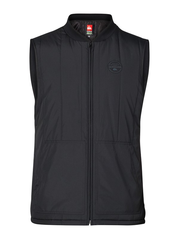 quiksilver, Departure Vest, CAVIAR (kvk0) 0 Departure Vest AQYJK00084 Quiksilver