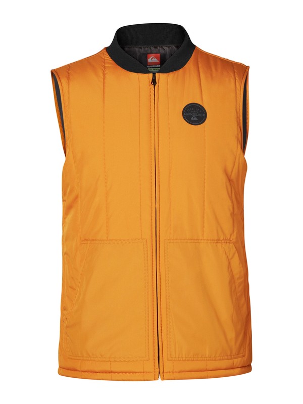 quiksilver, Departure Vest, SUDAN BROWN (nnw0) 0 Departure Vest Orange AQYJK00084 Quiksilver
