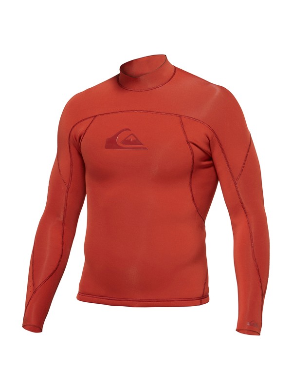 quiksilver, Ignite 2mm Monochrome GBS Jacket, RUST RED (cnh0) 0 Ignite 2mm Monochrome GBS Jacket AQYJL00009 Quiksilver