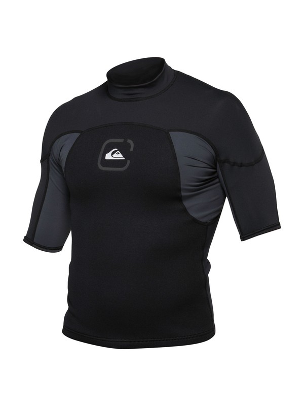 quiksilver, Syncro 1mm Neo Surf Shirt, BLACK / GRAPHITE (xkks) 0 Syncro 1mm Neo Surf Shirt AQYJS00002 Quiksilver