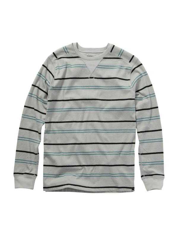 quiksilver, Snit Stripe Sweater, HAZE (sgr3) 0 Snit Stripe Sweater AQYKT00053 Quiksilver