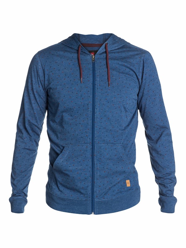 quiksilver, Outsider Vibe Zip Hoodie, OUTSIDER VIBE ESTATE BLUE (bsw6) 0 Outsider Vibe Zip Hoodie AQYKT03019 Quiksilver