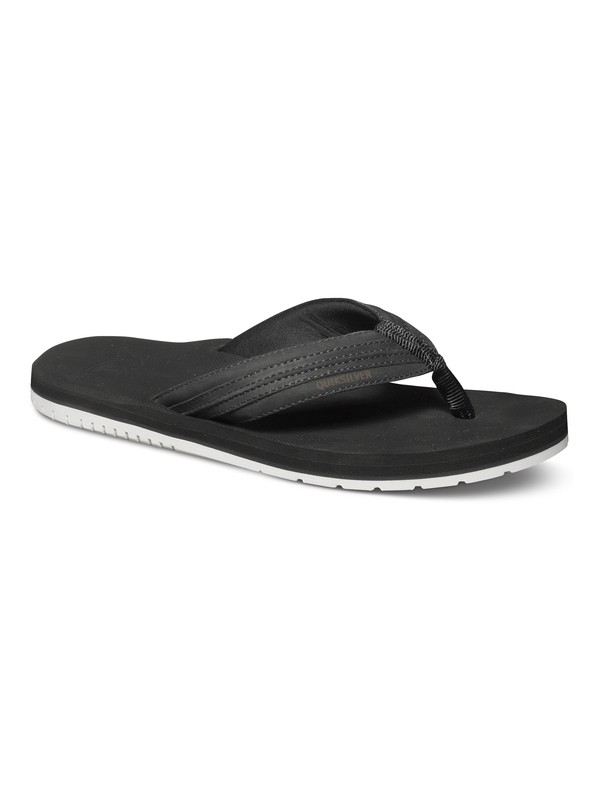 quiksilver, Coastal Oasis - Sandales, BLACK/BLACK/WHITE (xkkw) 0 Coastal Oasis - Sandales AQYL100033 Quiksilver