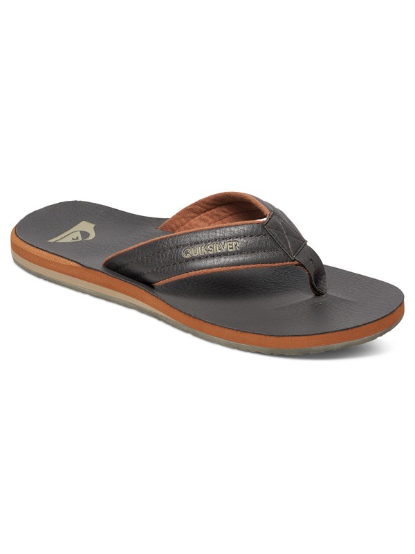 quiksilver, Carver Nubuck - Sandals, DEMITASSE - SOLID (ctk0) 0 Carver Nubuck - Sandals Brown AQYL100040 Quiksilver