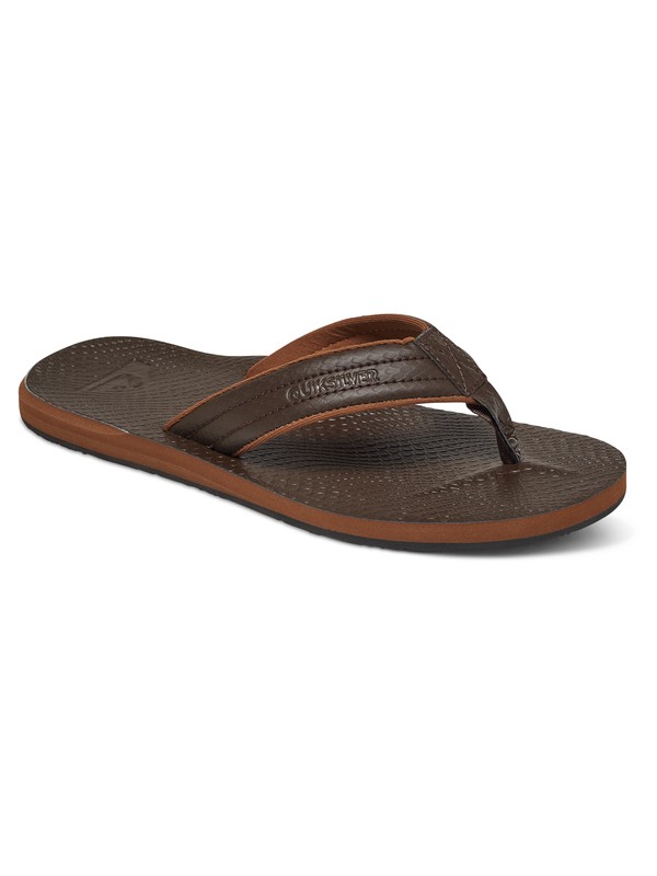 quiksilver, Carver Nubuck - Sandals, BROWN/BROWN/BROWN (xccc) 0 Carver Nubuck - Sandals Brown AQYL100040 Quiksilver