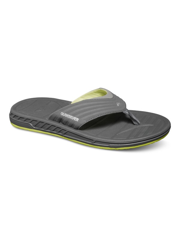 quiksilver, Triton Sandals, GRAY-SOLID (sgt0) 0 Triton Sandals AQYL100041 Quiksilver