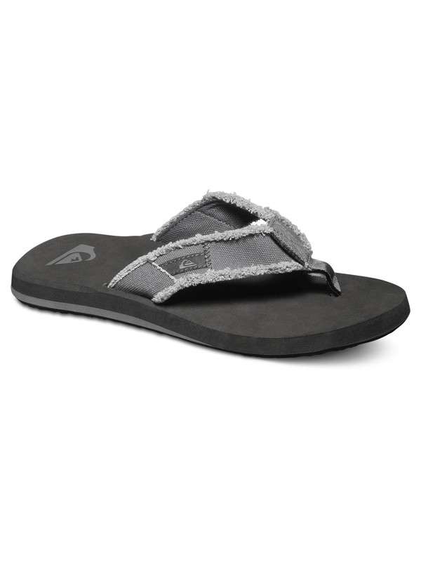 quiksilver, Monkey Abyss - Tongs, GREY/BLACK/BROWN (xskc) 0 Monkey Abyss - Tongs Gris AQYL100047 Quiksilver