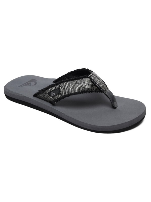 quiksilver, Monkey Abyss - Tongs, GREY/BLACK/GREY (xsks) 0 Monkey Abyss - Tongs Gris AQYL100047 Quiksilver