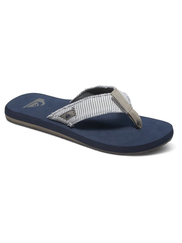 quiksilver, Monkey Abyss - Tongs, GREY/GREY/BLUE (xssb) 0 Monkey Abyss - Tongs Gris AQYL100047 Quiksilver