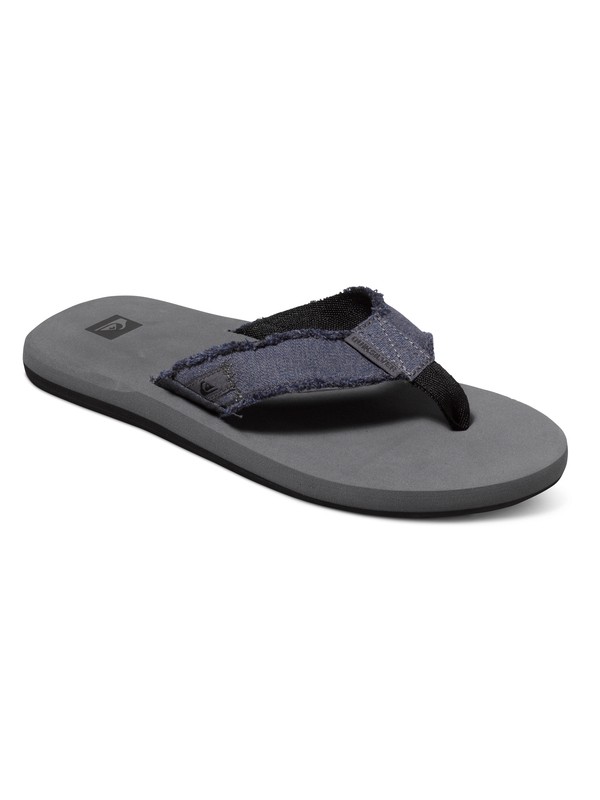 quiksilver, Monkey Abyss - Flip-Flops, GREY/GREY/GREY (xsss) 0 Monkey Abyss - Flip-Flops Grey AQYL100047 Quiksilver