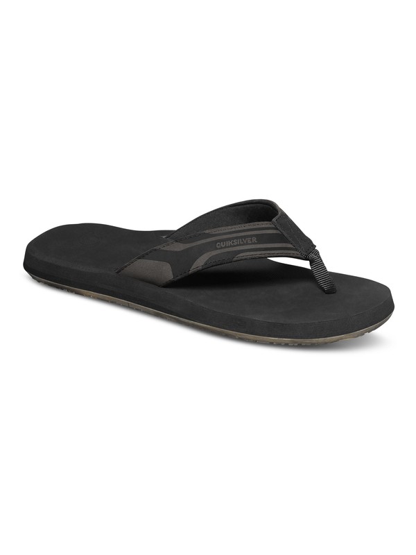 quiksilver, Monkey Wrench - Sandals, BLACK/BLACK/BROWN (xkkc) 0 Monkey Wrench - Sandals Black AQYL100048 Quiksilver