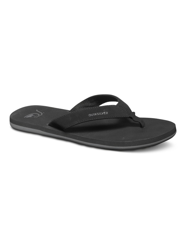 quiksilver, Molokai Deluxe Sandals, SOLID BLACK (sbkm) 0 Molokai Deluxe Sandals AQYL100050 Quiksilver